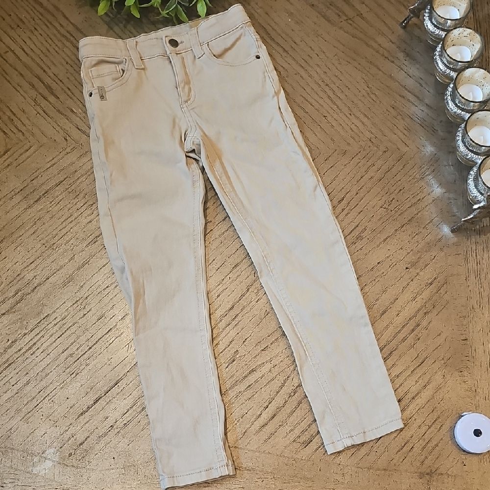 Mayoral Light Beige Skinny Jeans Size 6
